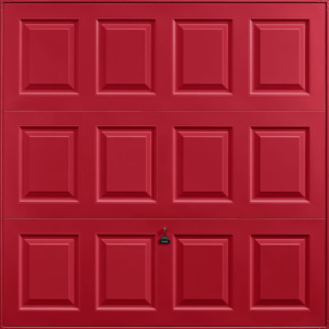 Georgian Ruby Red Garage Door
