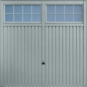 Salisbury Window Grey Garage Door