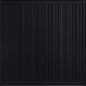 Sutton Jet Black Garage Door