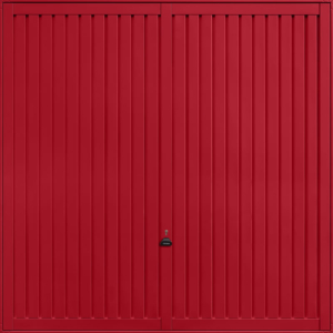 Sutton Ruby Red Garage Door